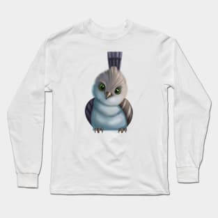 Cute Cuckoo Drawing Long Sleeve T-Shirt